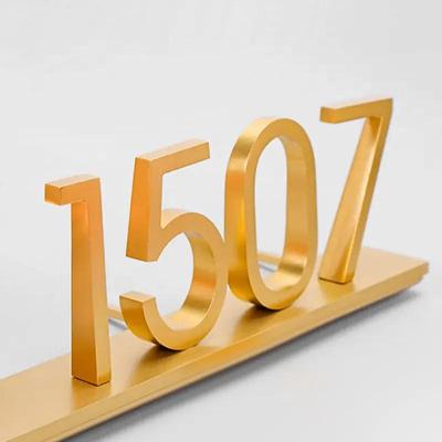 Soild Aluminum Hotel room door guide sign