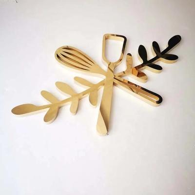 Solid golden mirror stainless steel letters