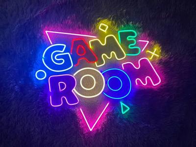 Neon sign-game