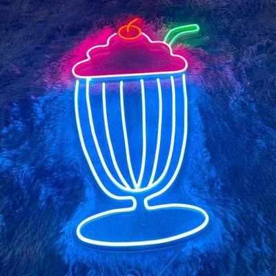 Neon sign-ice cream