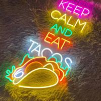 Neon sign-food