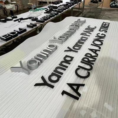 non illuminated Stainless steel letters