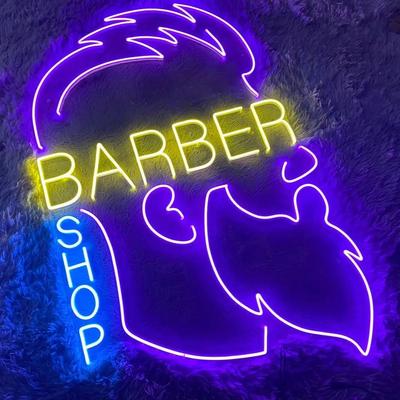 Neon sign-barber shop