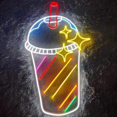 Neon sign-bubble tea