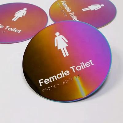 Hotel Public Toilet Sign Men's and Women's Restroom Signs