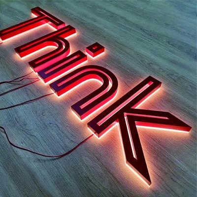 Backlit 3D illuminated signage