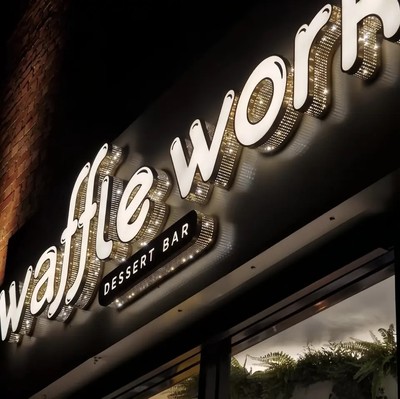 punch side frontlit sign