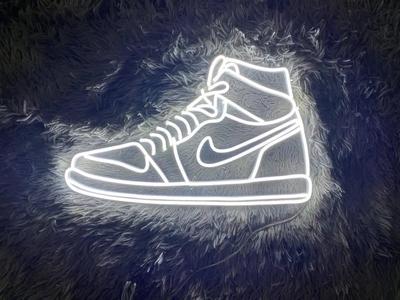Neon sign-shoes