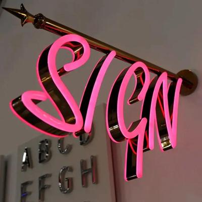 Acrylic neon sign-
